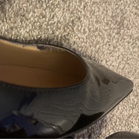 Used Christian Louboutin Pigalle Follies 55 Patent Black Size 42 - Picture 8 of 14